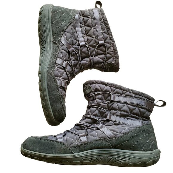 Skechers Suede Reggae Fest Steady Quilted Bungee Ankle Bootie Size 9.5 - Picture 3 of 14